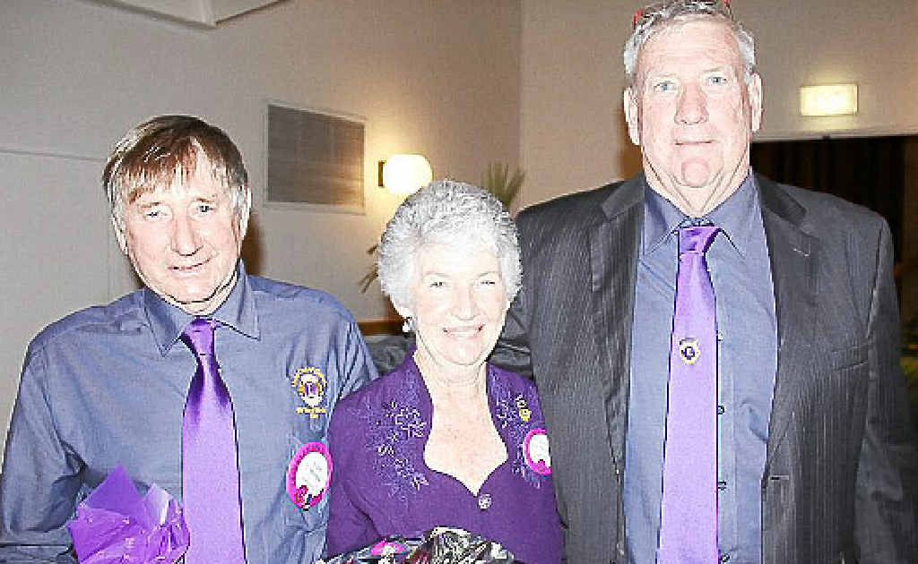 Tom and Elizabeth Shields with Peter Tobin (right) at the special dinner. Tom and Elizabeth Shields with Peter Tobin (right) at the special dinner.